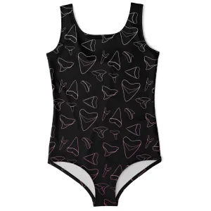 KID'S ONE PIECE SHARK TOOTH SWIMSUIT - FREE SHIPPING