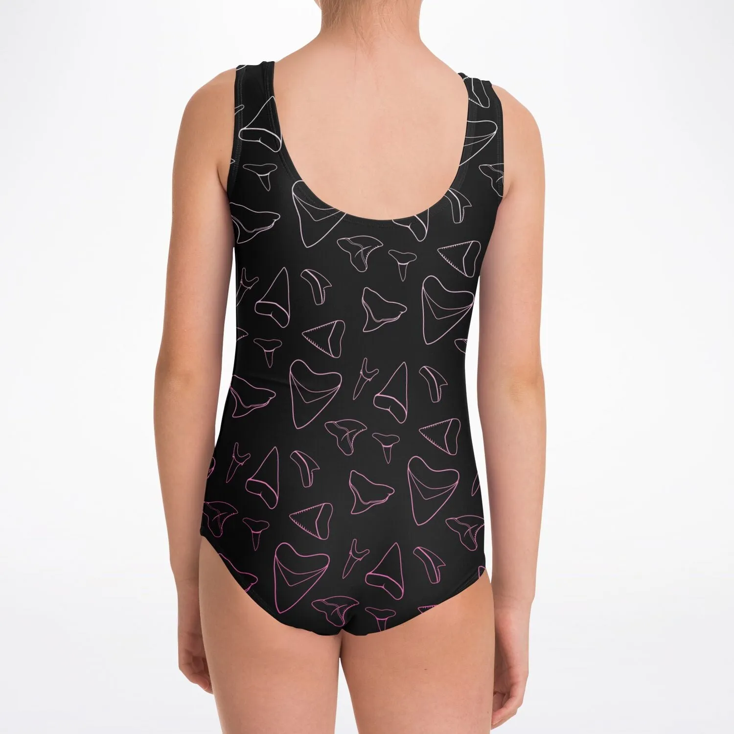 KID'S ONE PIECE SHARK TOOTH SWIMSUIT - FREE SHIPPING