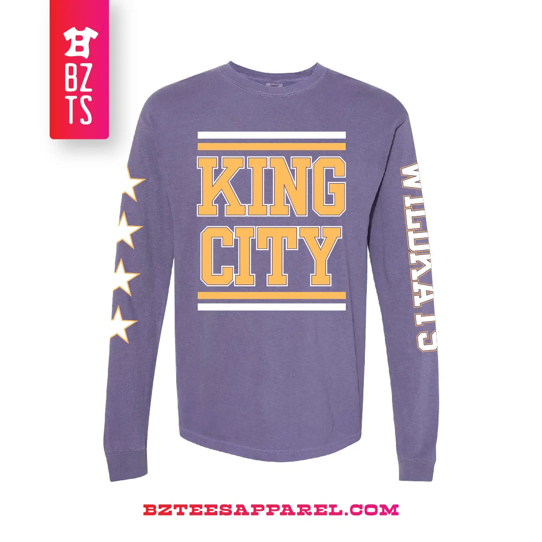 King City Purple Long Sleeve (Tee or Sweatshirt)