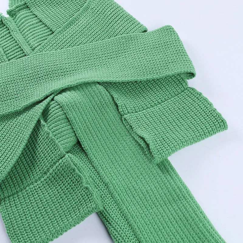 Knit Vest V-neck Camis Crop Tank Tops Sweaters