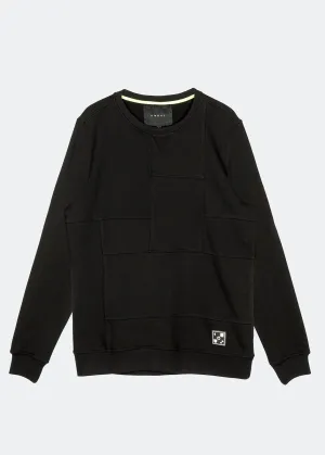 Konus Men's Graphic  Paneling Sweatshirt