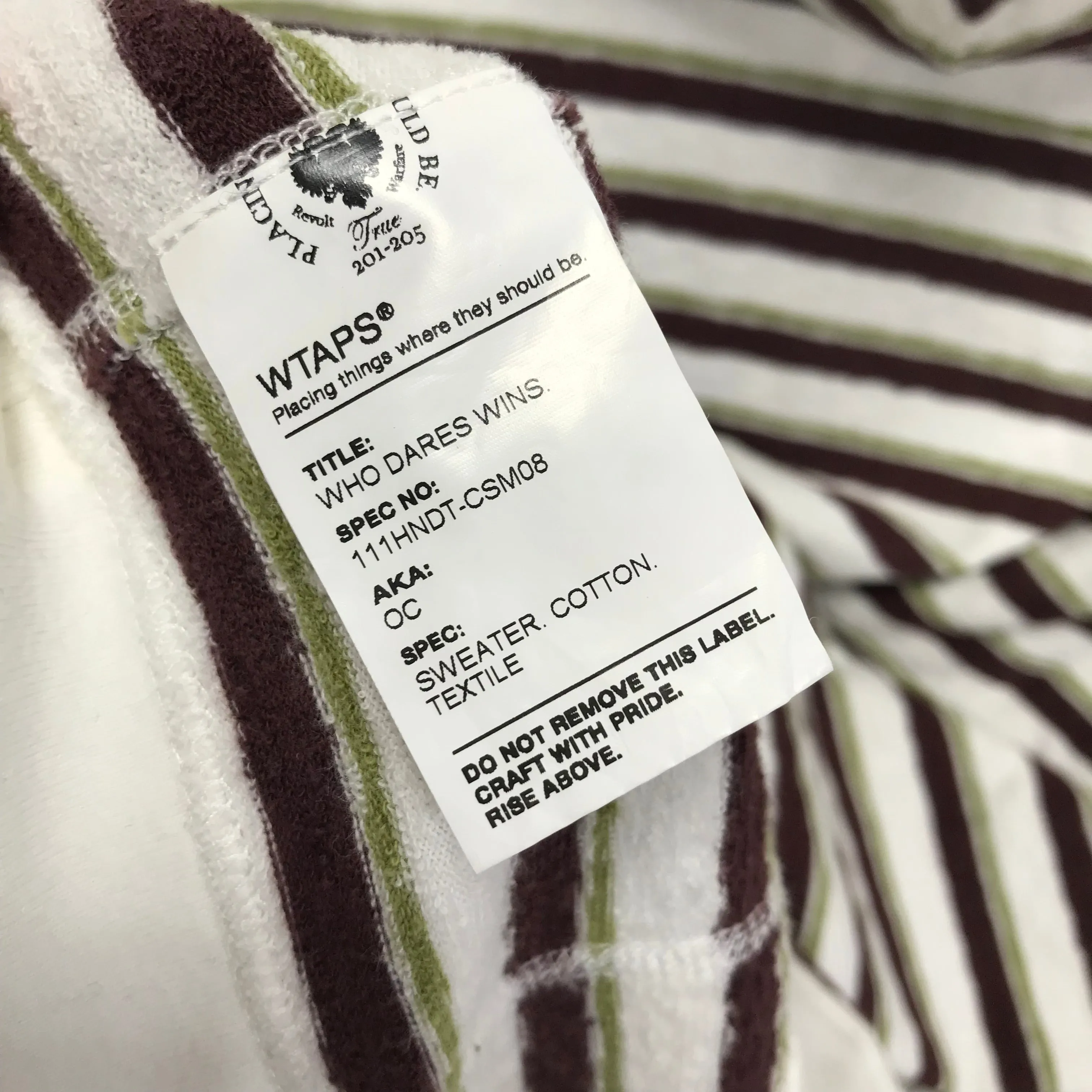 [L] WTaps SS11 OC Zip Up Hoodie