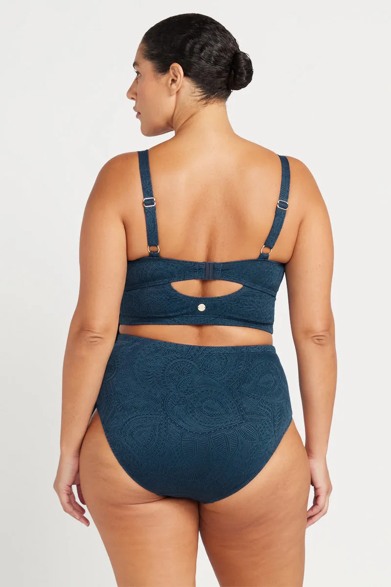 La Traviata Renoir High Waist Bikini Bottom