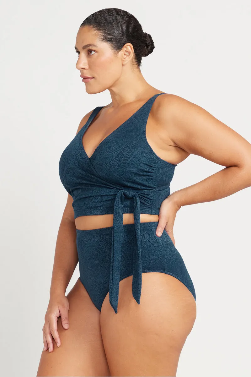 La Traviata Renoir High Waist Bikini Bottom