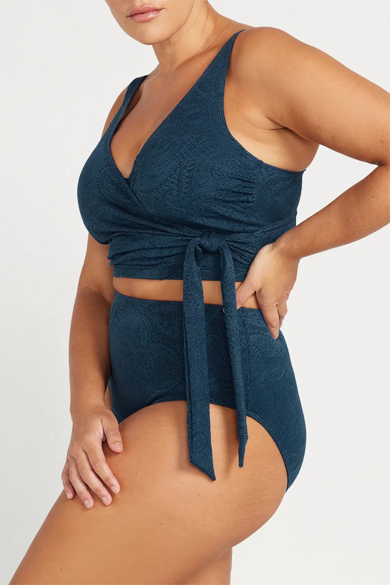 La Traviata Renoir High Waist Bikini Bottom