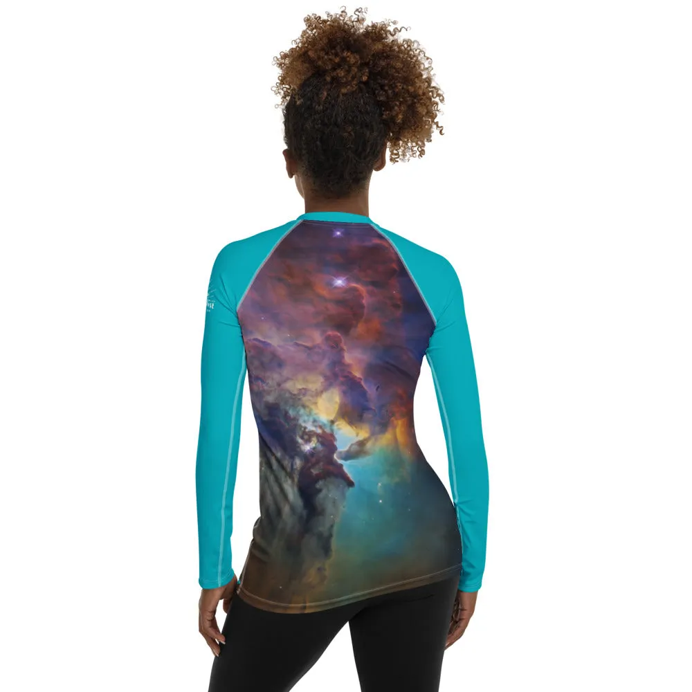 Lagoon Nebula Rash Guard - Adult