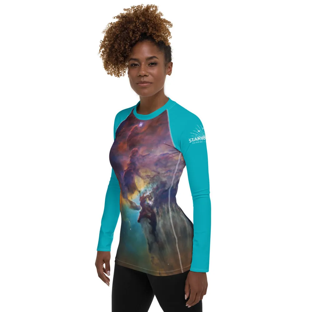Lagoon Nebula Rash Guard - Adult