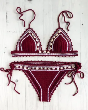 Lakoocha Gypsy Crochet Sea Shell Bikini Set