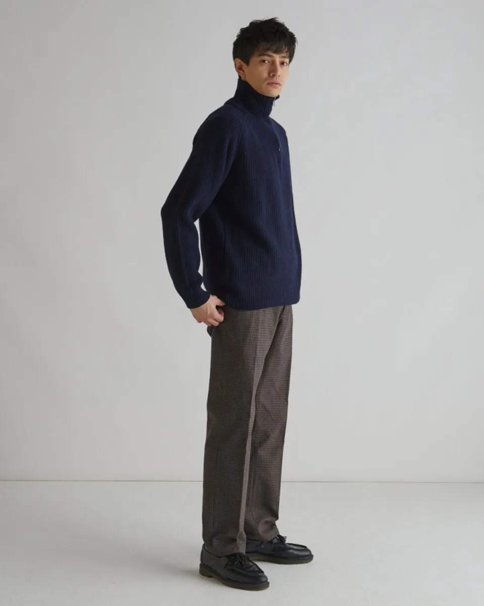 Lass Knit Half-Zip - Navy