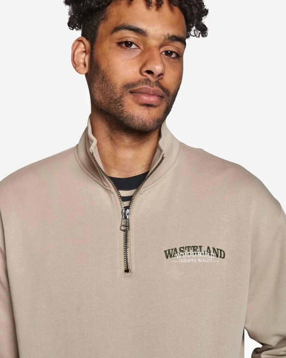 Lass WSTL Half-zip - Ecru