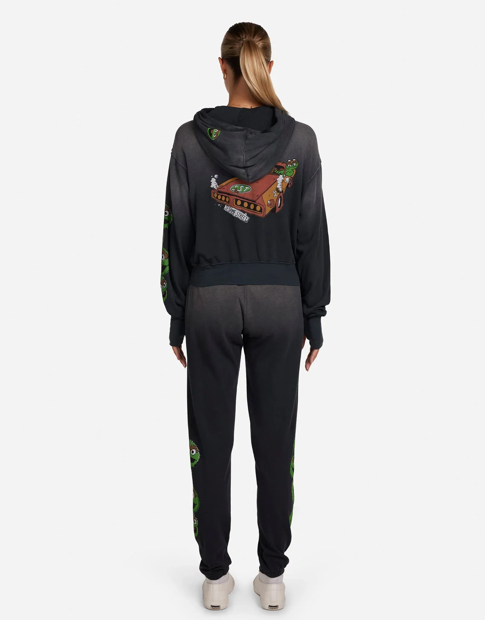 Lauren Moshi Hezly The Grouch Racing Zipper Hoodie