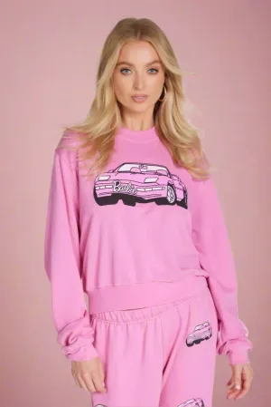 Lauren Moshi Spalding Barbie Convertible Sweatshirt