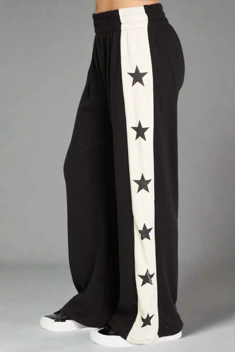 Lauren Moshi Tawny Stars Wide Leg Pants
