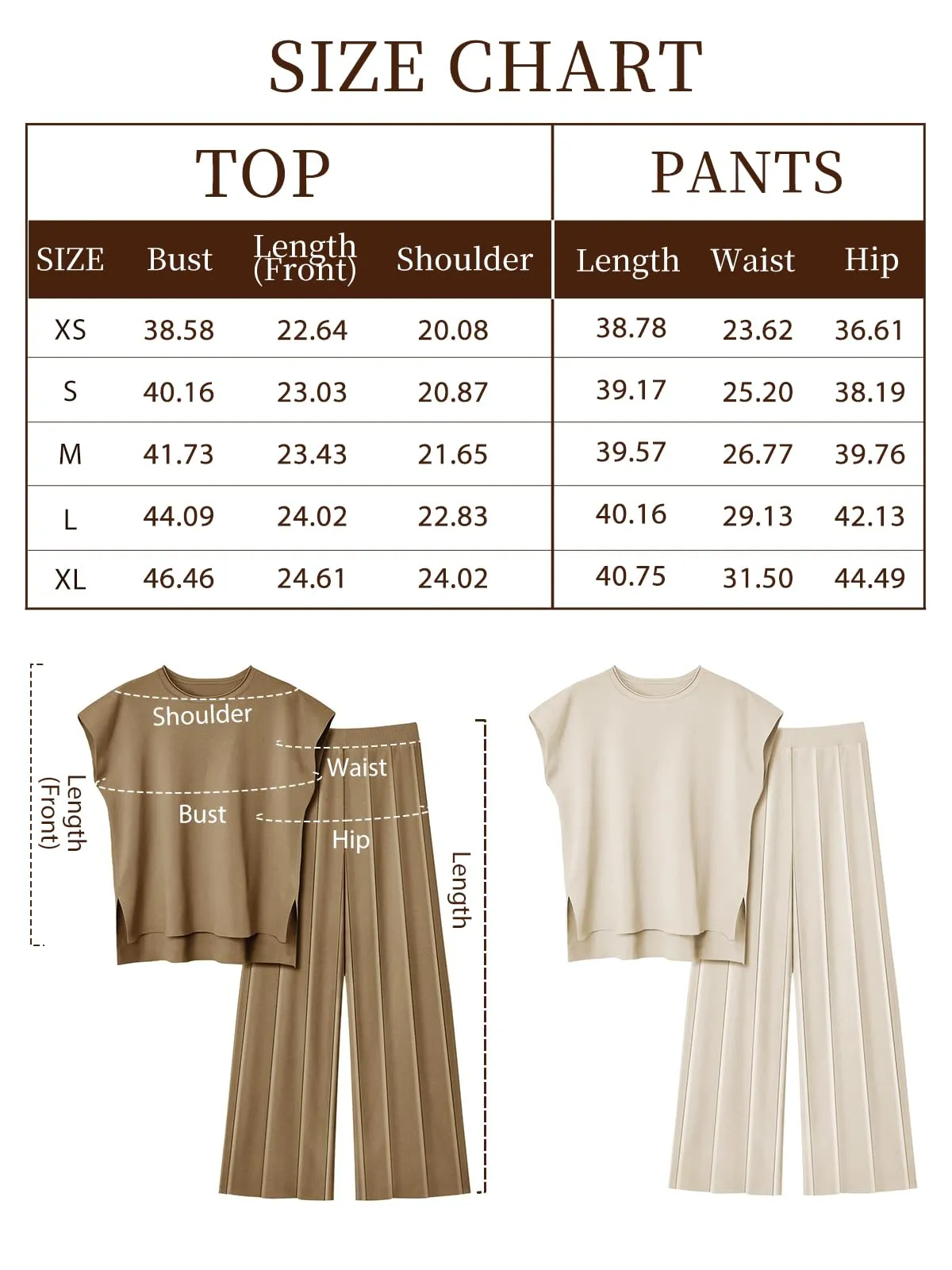 LILLUSORY 2 Piece Outfits for Women Lounge Matching Set Two Piece Knit Tracksuit Sweatsuits Top & Pants