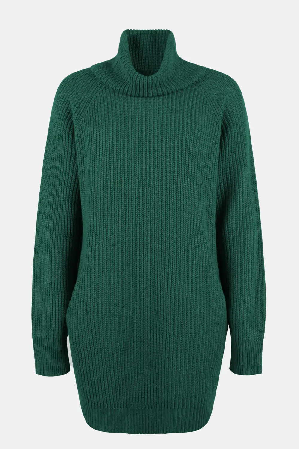 Lisa Turtleneck Sweater Dress with Pockets