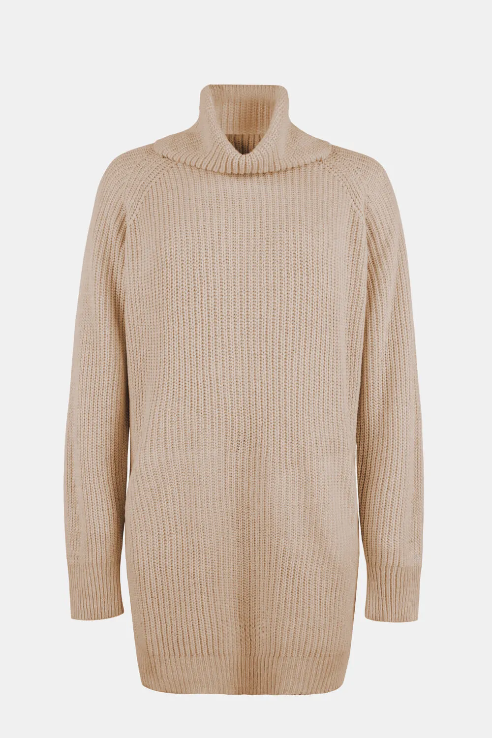 Lisa Turtleneck Sweater Dress with Pockets