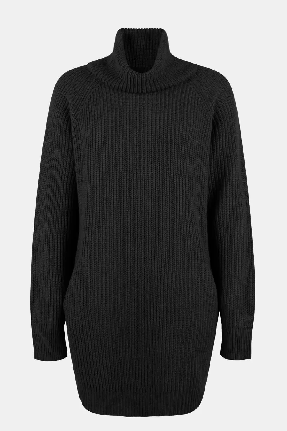 Lisa Turtleneck Sweater Dress with Pockets