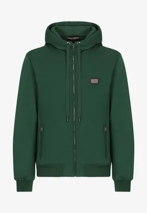 Logo Zip-Up Hoodie