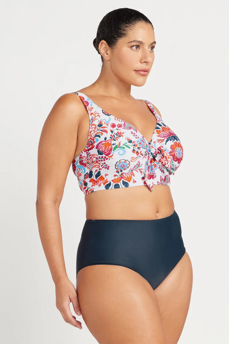 Loquacious Mondrian Reversible High Waist Swim Pant