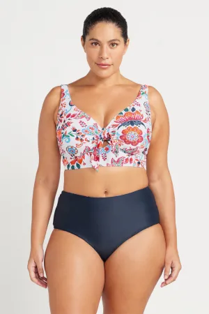 Loquacious Mondrian Reversible High Waist Swim Pant