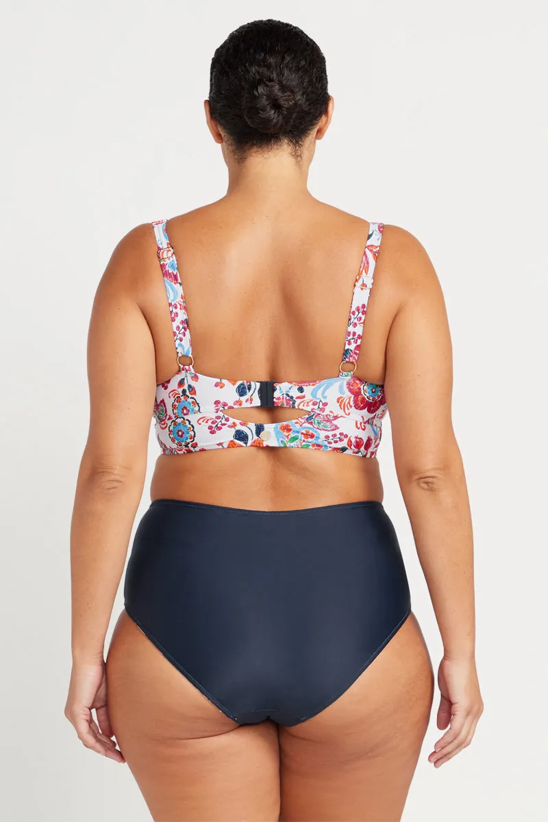 Loquacious Mondrian Reversible High Waist Swim Pant