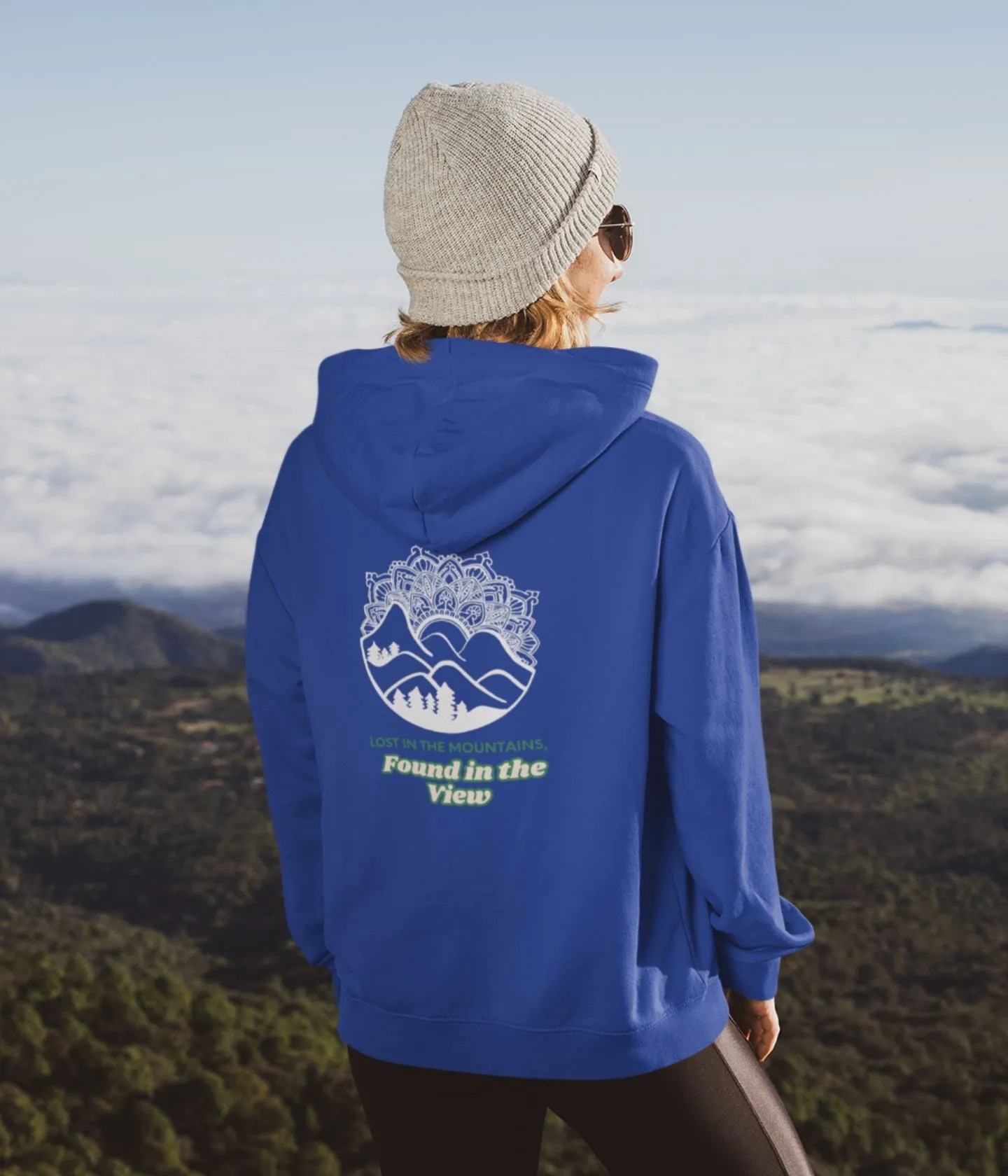 Lost In The Mountains - Unisex Hoodie - Dark