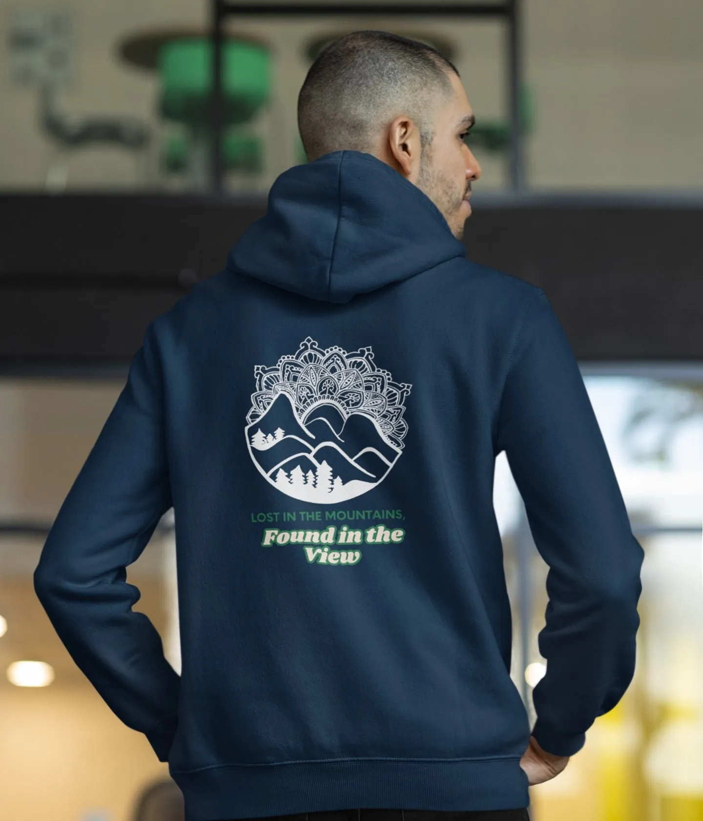 Lost In The Mountains - Unisex Hoodie - Dark