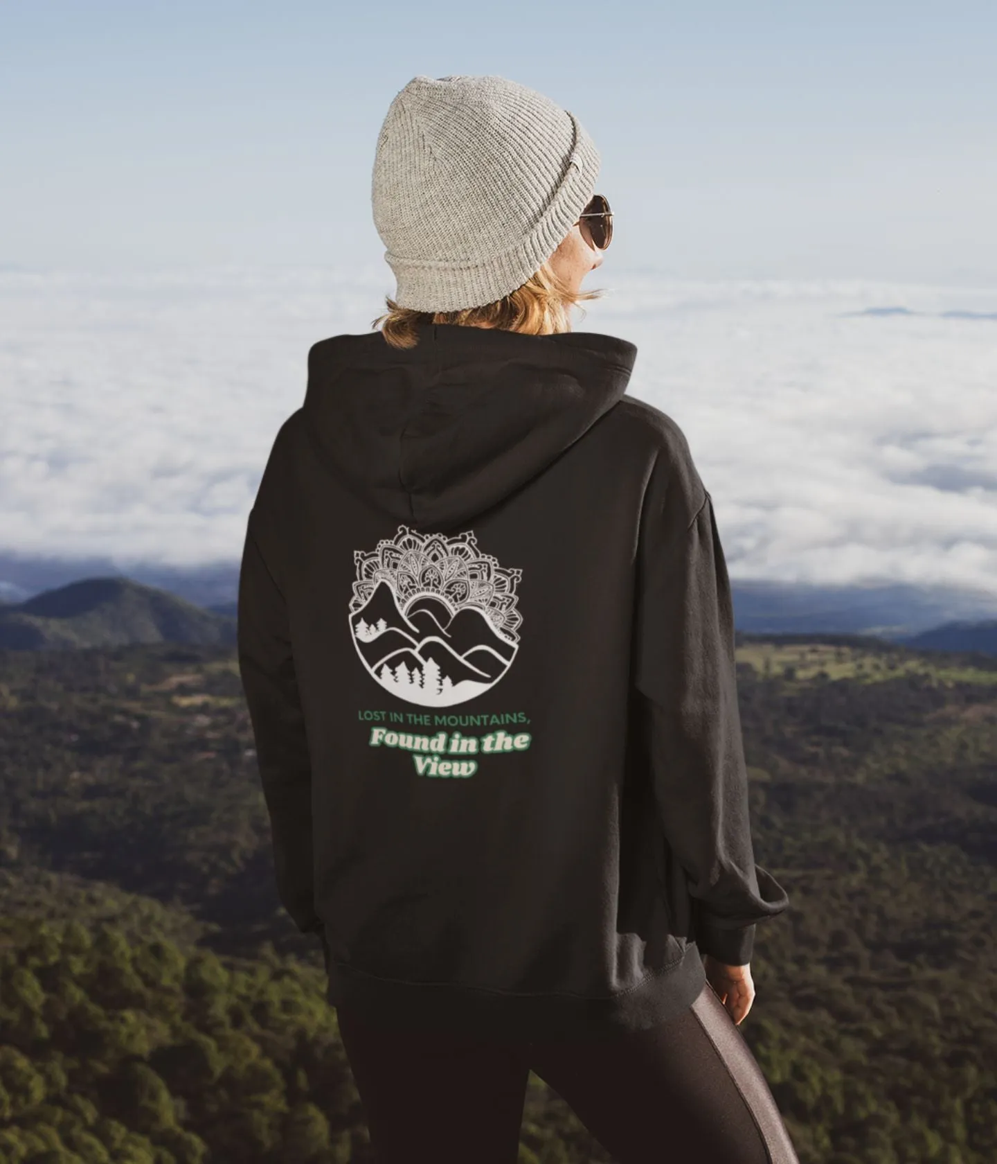 Lost In The Mountains - Unisex Hoodie - Dark