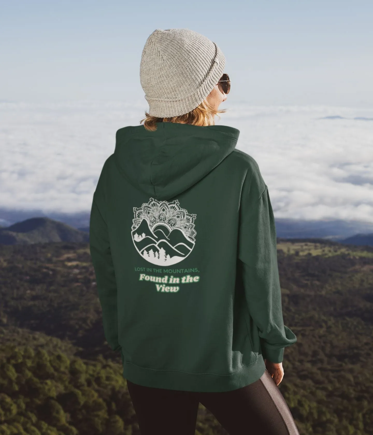 Lost In The Mountains - Unisex Hoodie - Dark