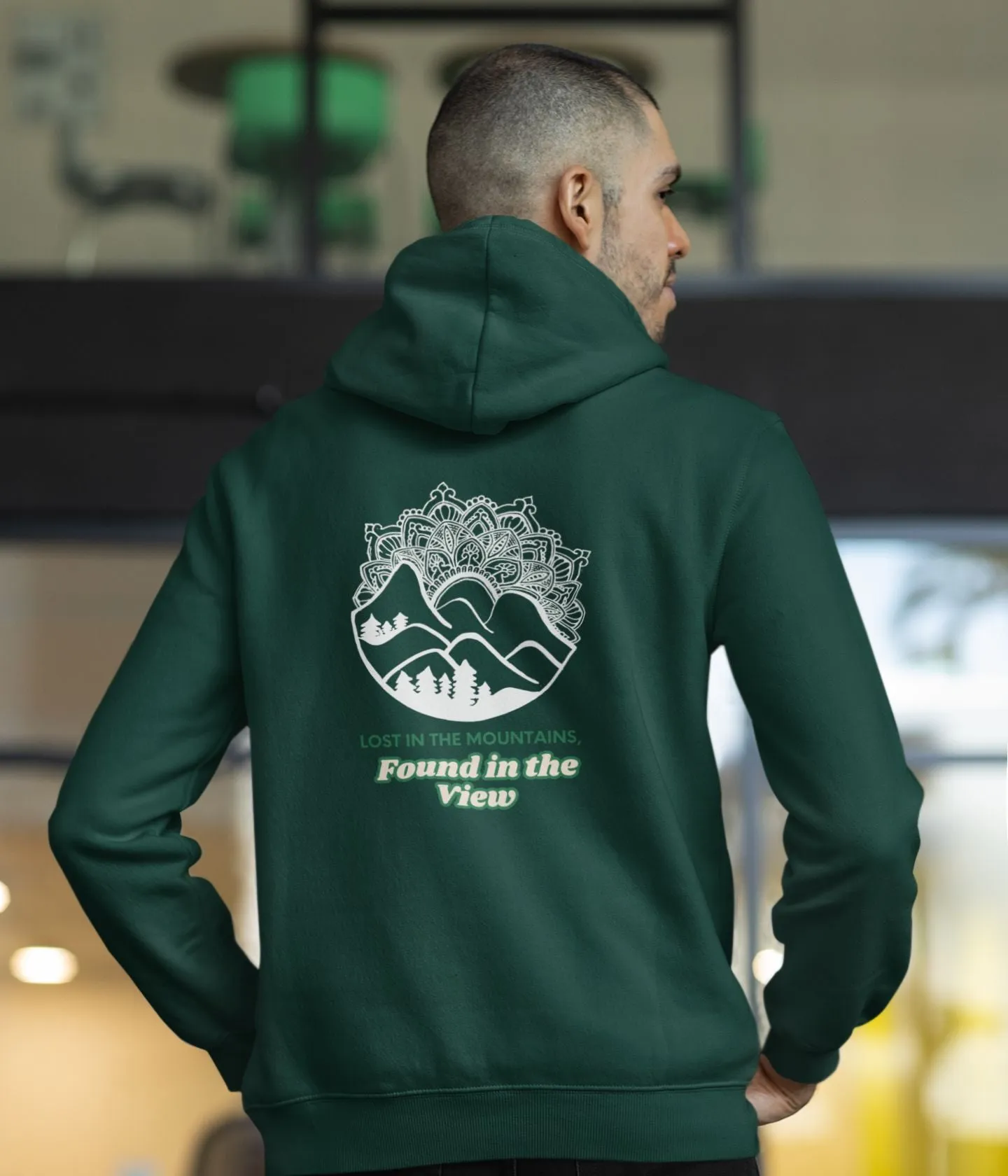 Lost In The Mountains - Unisex Hoodie - Dark