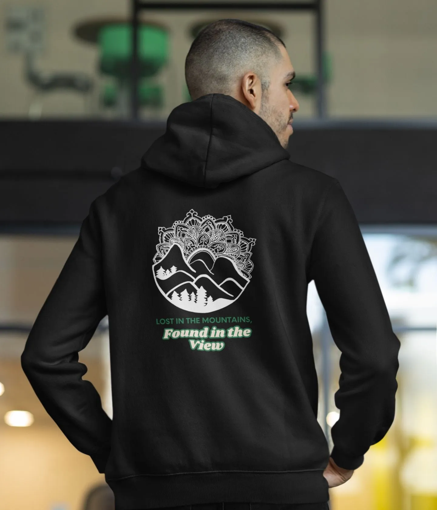Lost In The Mountains - Unisex Hoodie - Dark