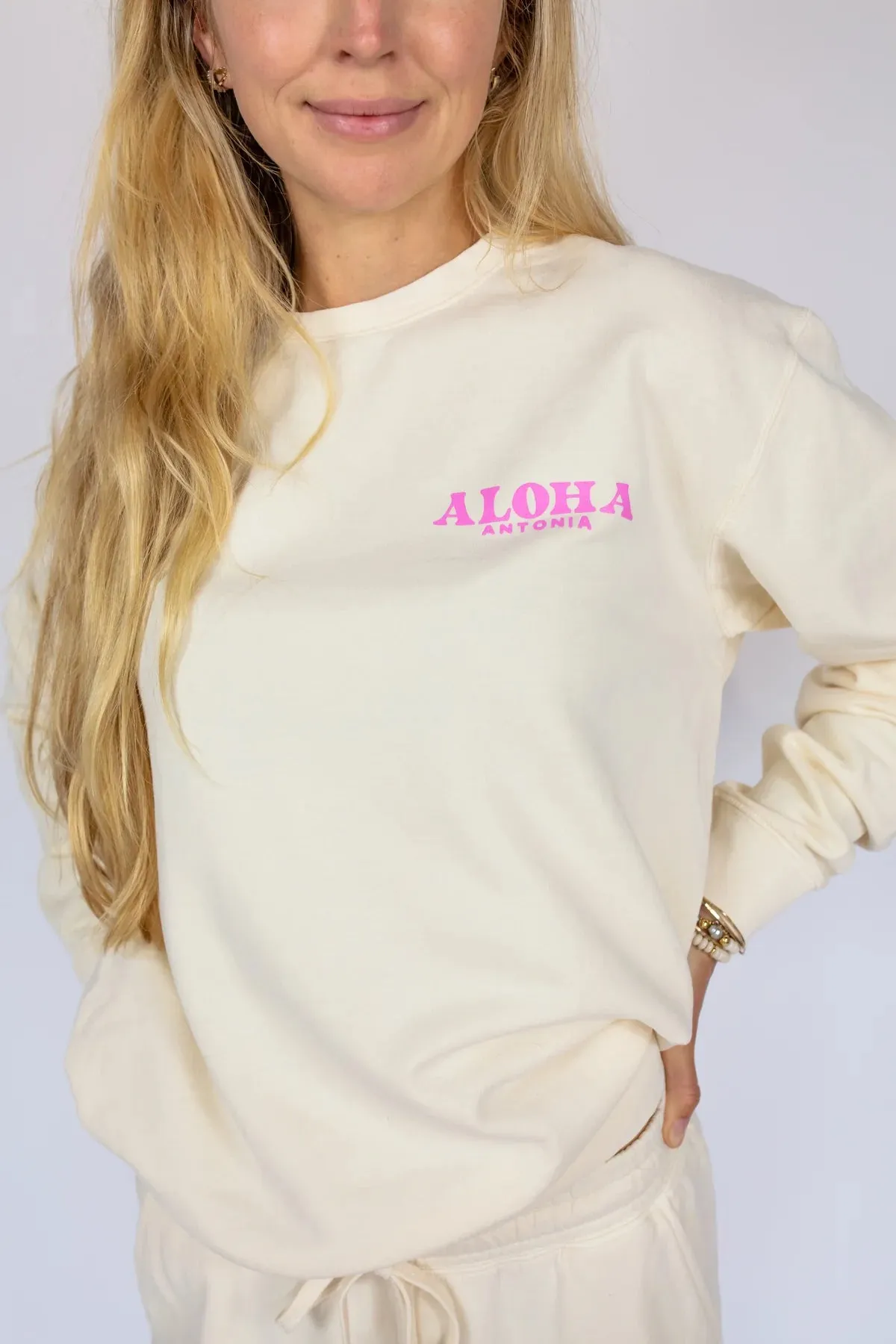 Love Birds Crewneck Ivory