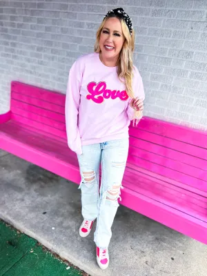 Love patch crewneck