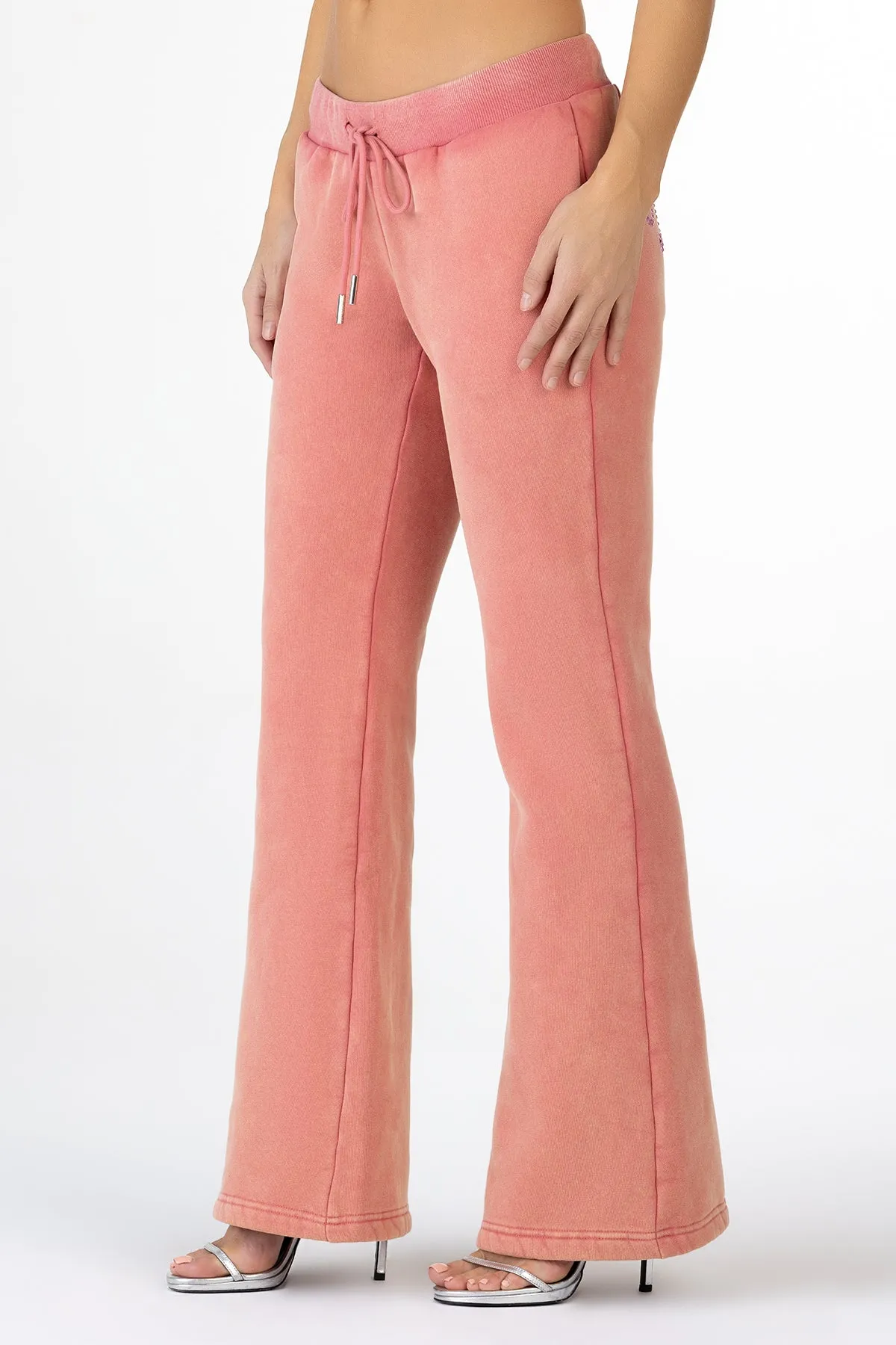 Loves It Rhinestone Sweatpants