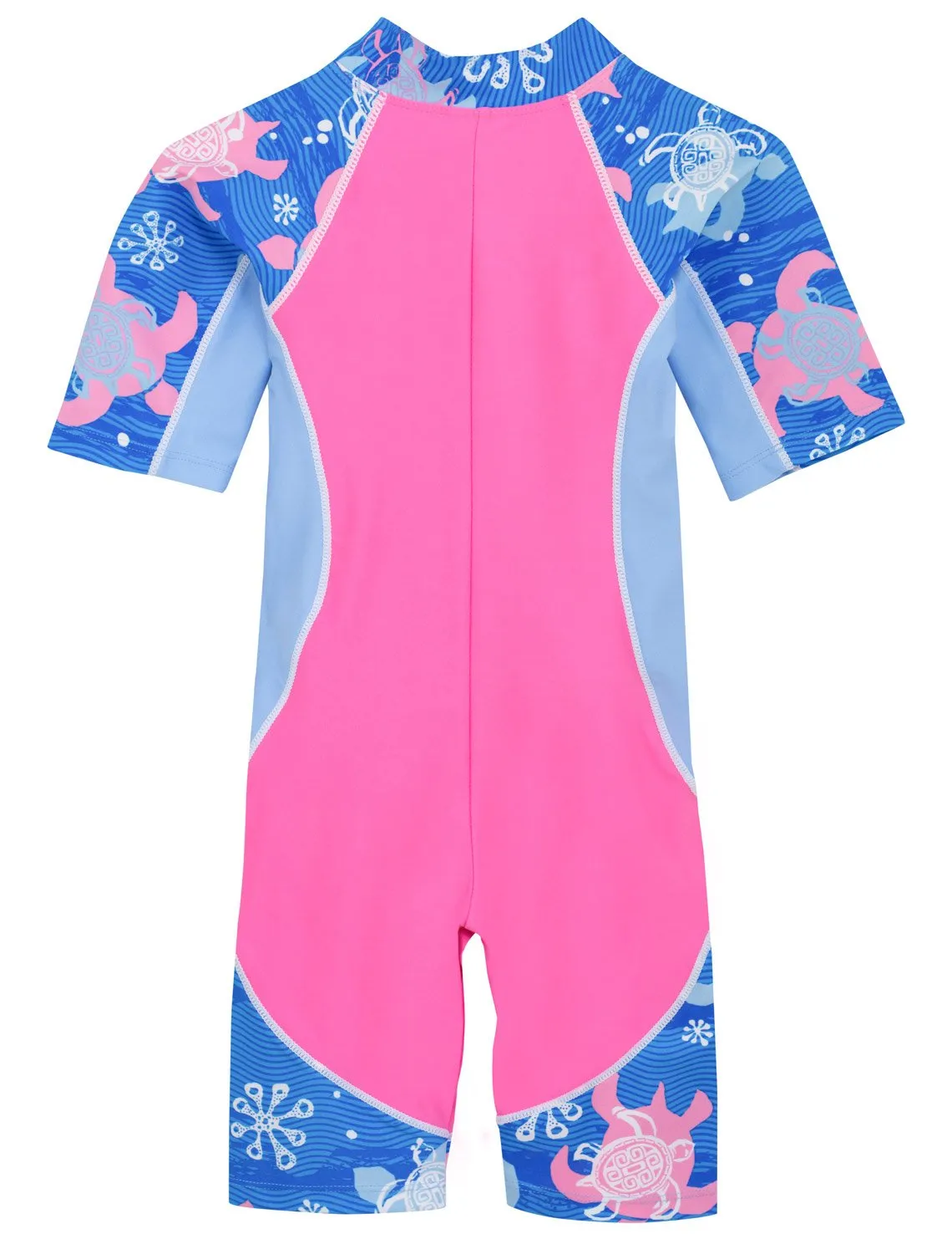 Low Tide One Piece Sunsuit - Pink Wave