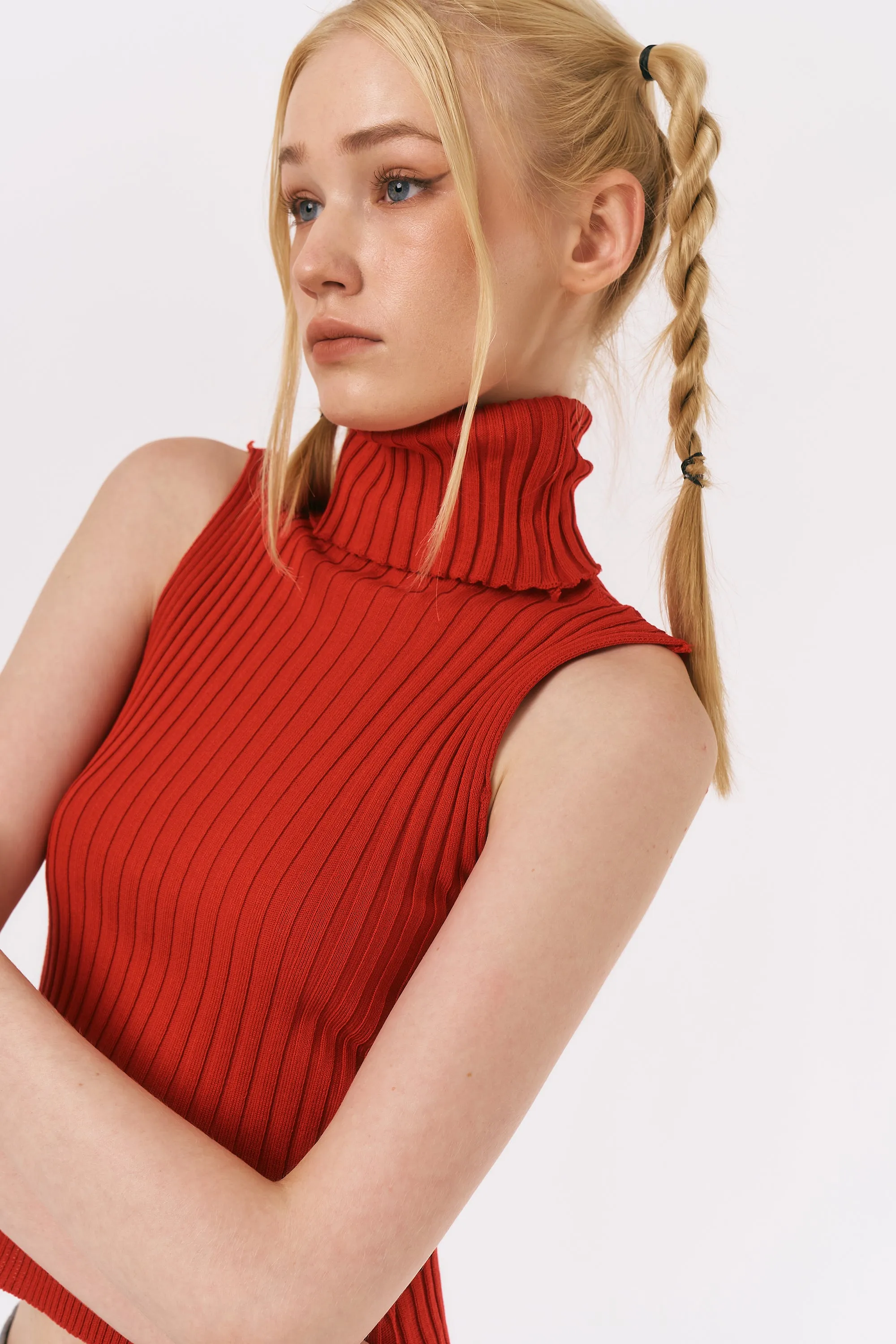 Lucy Ribbed Sleeveless Top