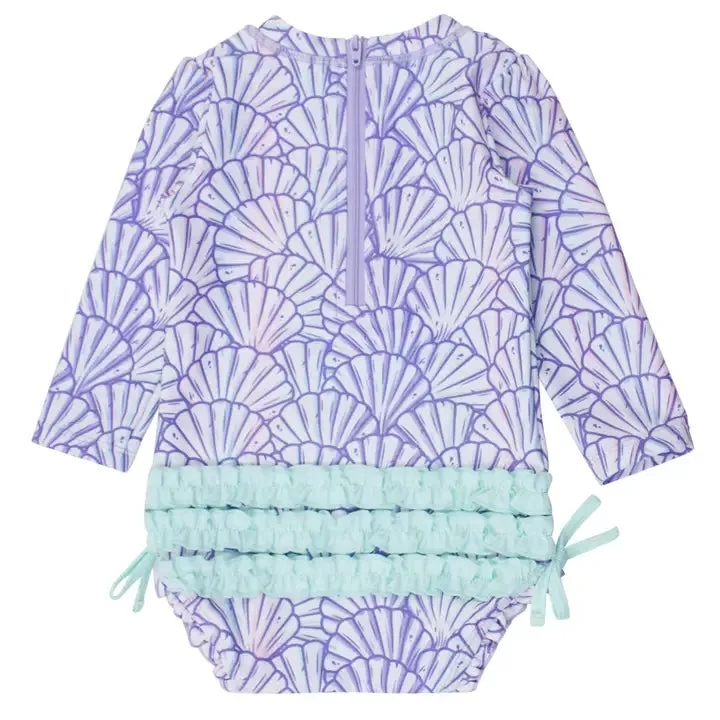 Magical Mermaid L/S One Piece Rash Guard