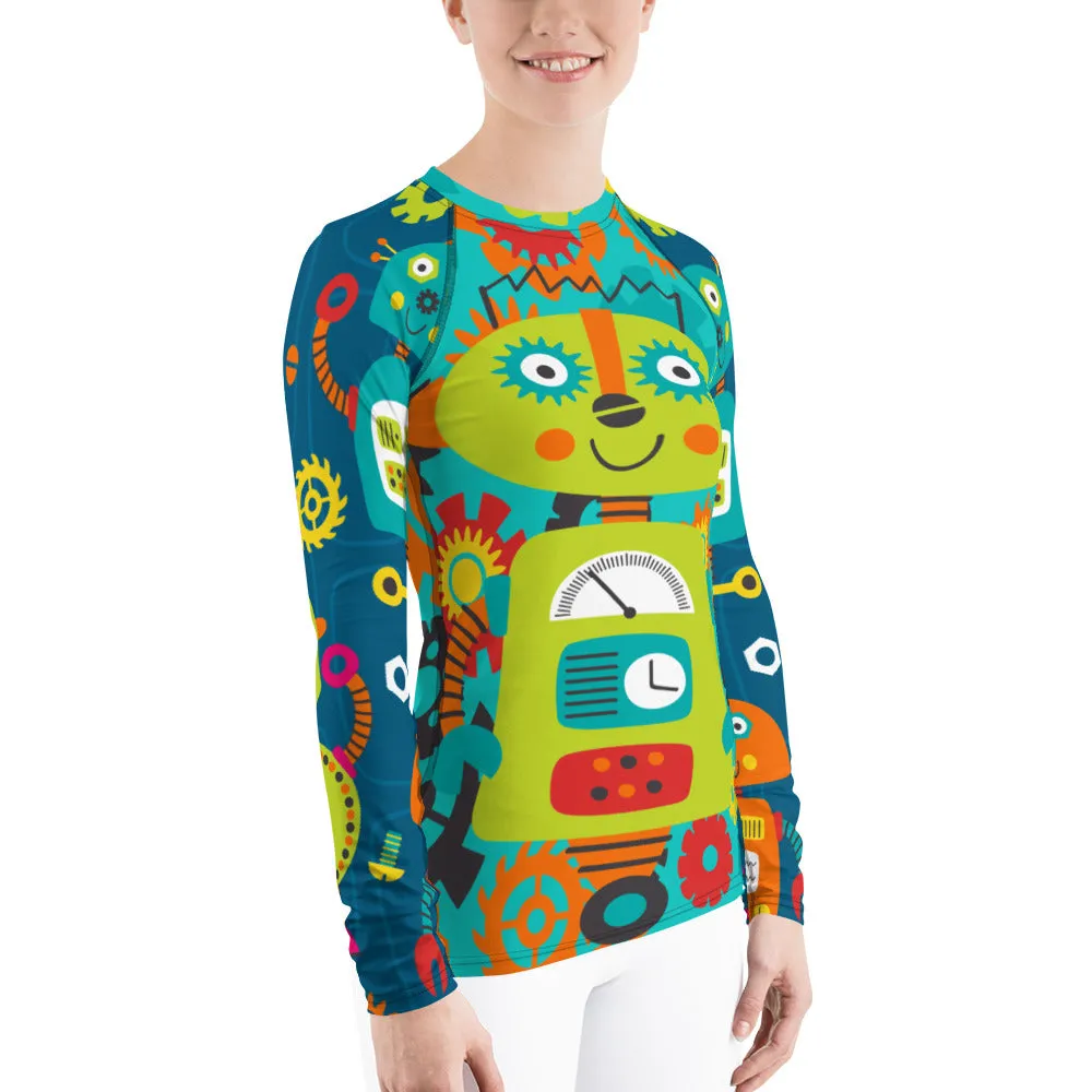 Maizie Robot Rash Guard
