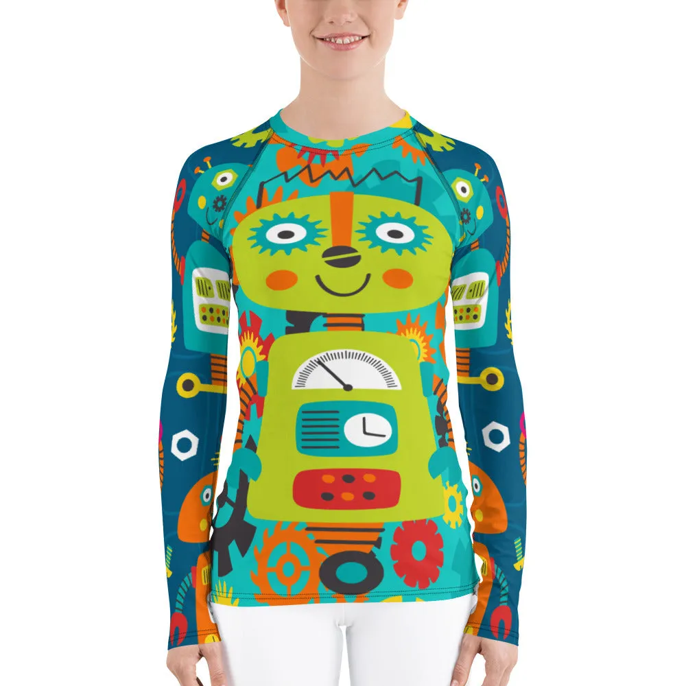 Maizie Robot Rash Guard