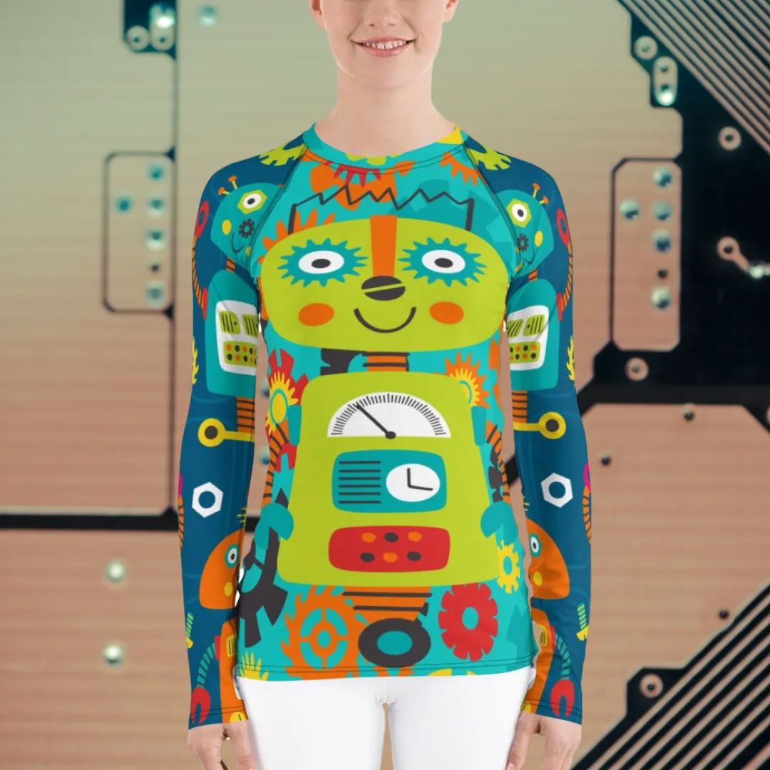Maizie Robot Rash Guard