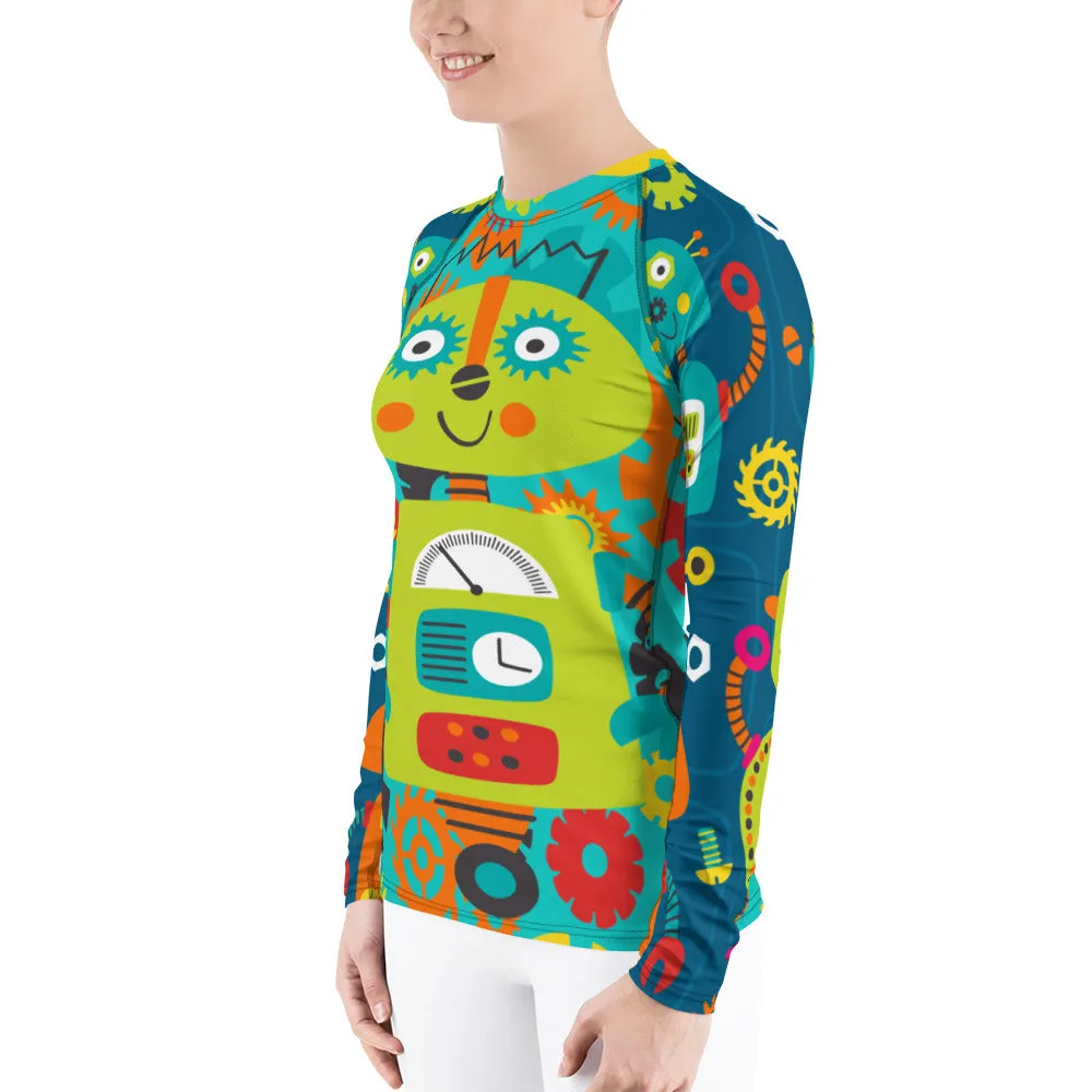 Maizie Robot Rash Guard