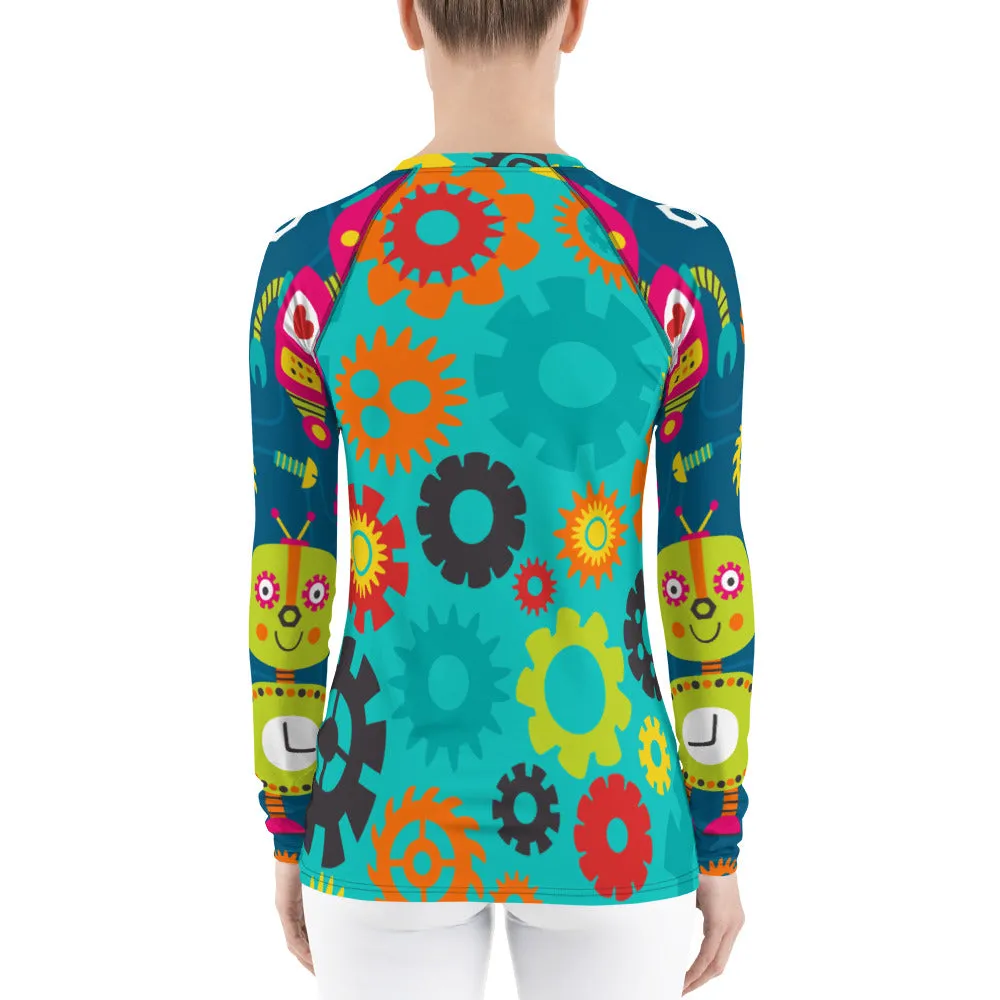 Maizie Robot Rash Guard