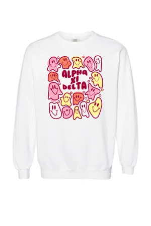 Many Faces Crewneck