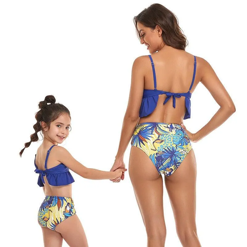 Matching Mother Daughter Tankini Swimsuit