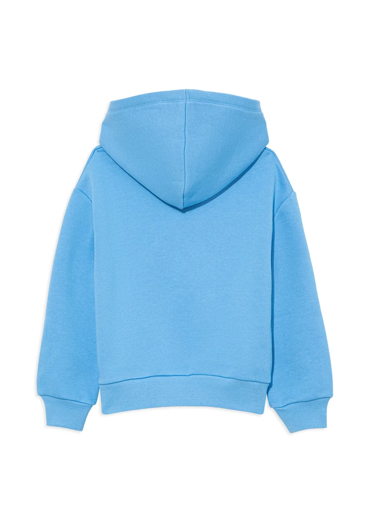 Mavi Logo Printed Hooded Blue Sweatshirt