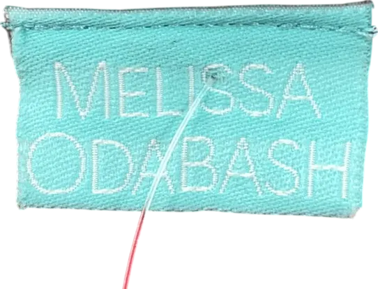 Melissa Odabash Red Over The Shoulder V-neck Cut Out Swimsuit UK S/M