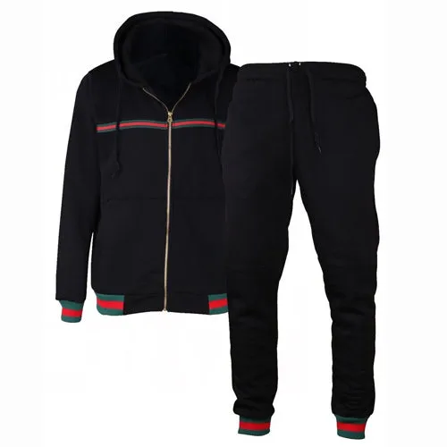 MEN DESIGNER STAR WARM FLEECE SWEATSUIT JOGGER BOTTOM S M L XL 2XL 3XL 4XL 5XL