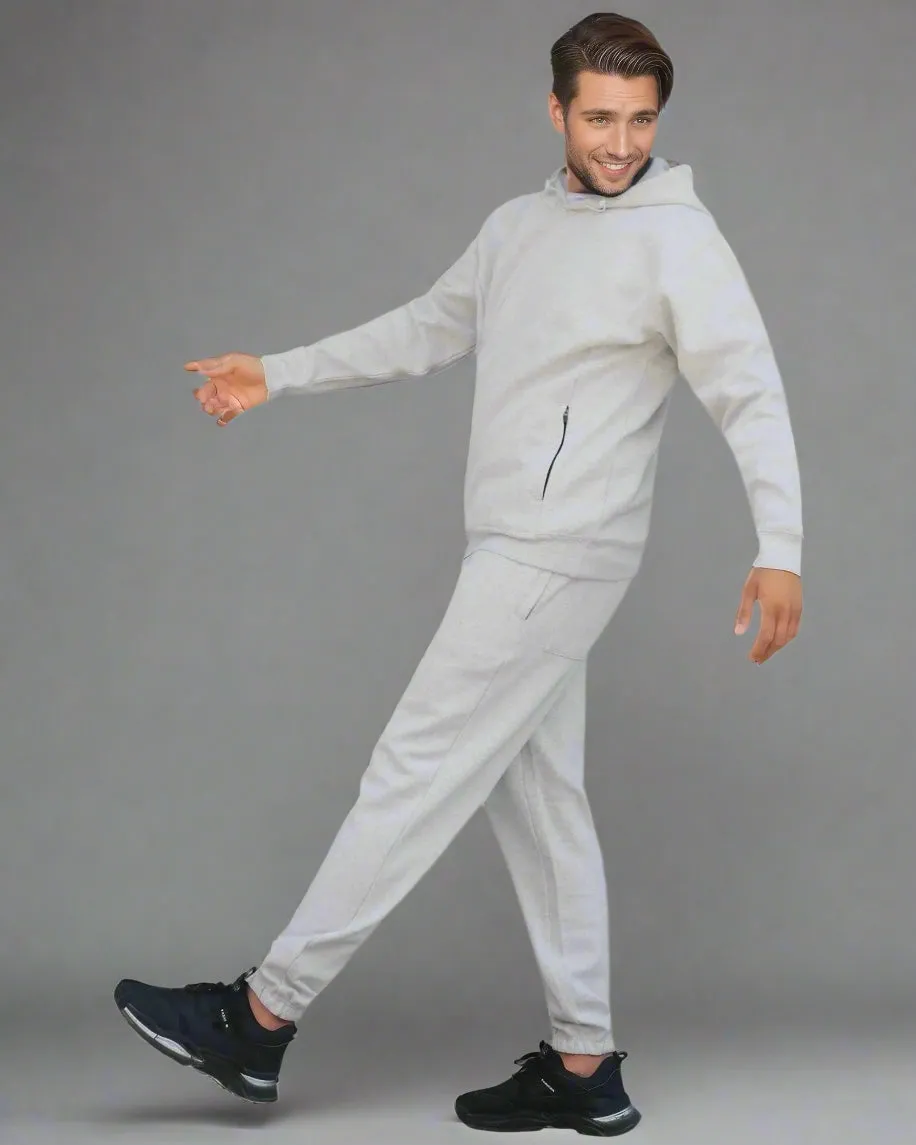 Men’s 2-Piece Classic Fleece Suit Pullover Hoodie Heavy Quality Fleece with Sweatpants