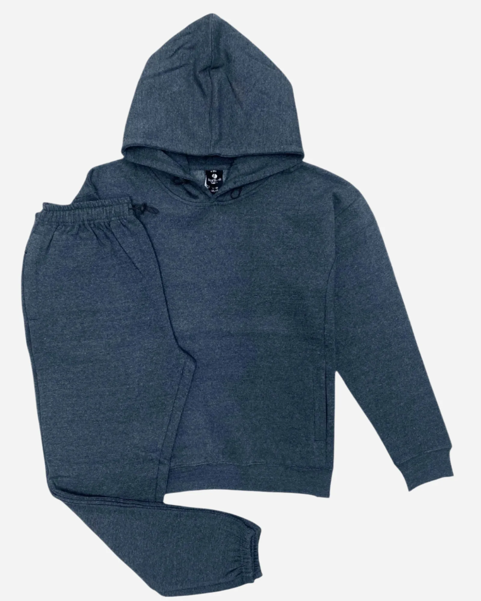 Men’s 2-Piece Classic Fleece Suit Pullover Hoodie Heavy Quality Fleece with Sweatpants
