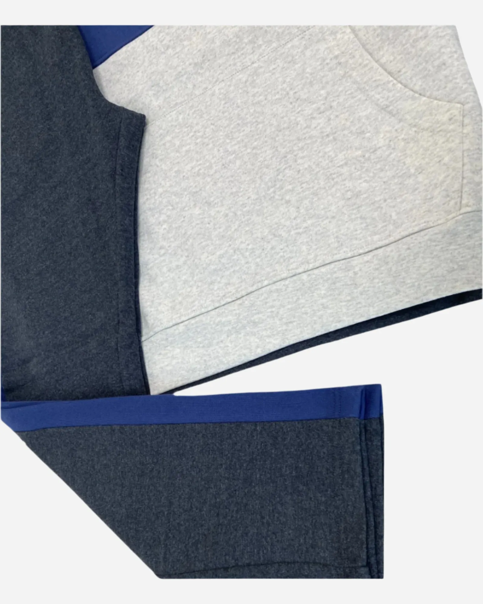 Men’s 2-piece Heavy Duty & matching Sweatpants Pullover Hoodie suit with stand